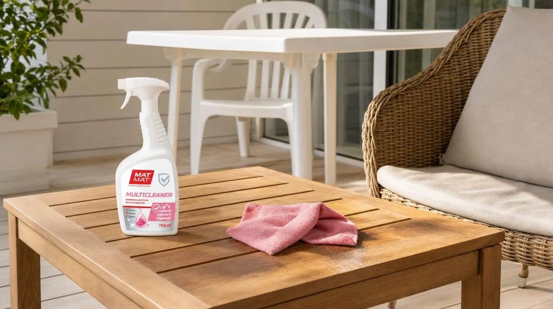 Jak czyścić meble ogrodowe - plastik, rattan, drewno, metal - MATMAT