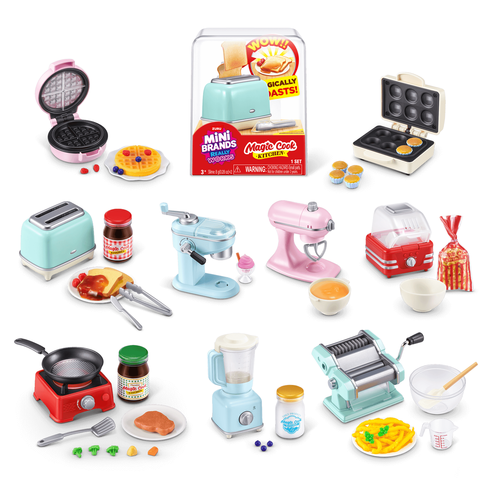 Mini Brands Really Works Magic Cook Kitchen Capsule Series 1