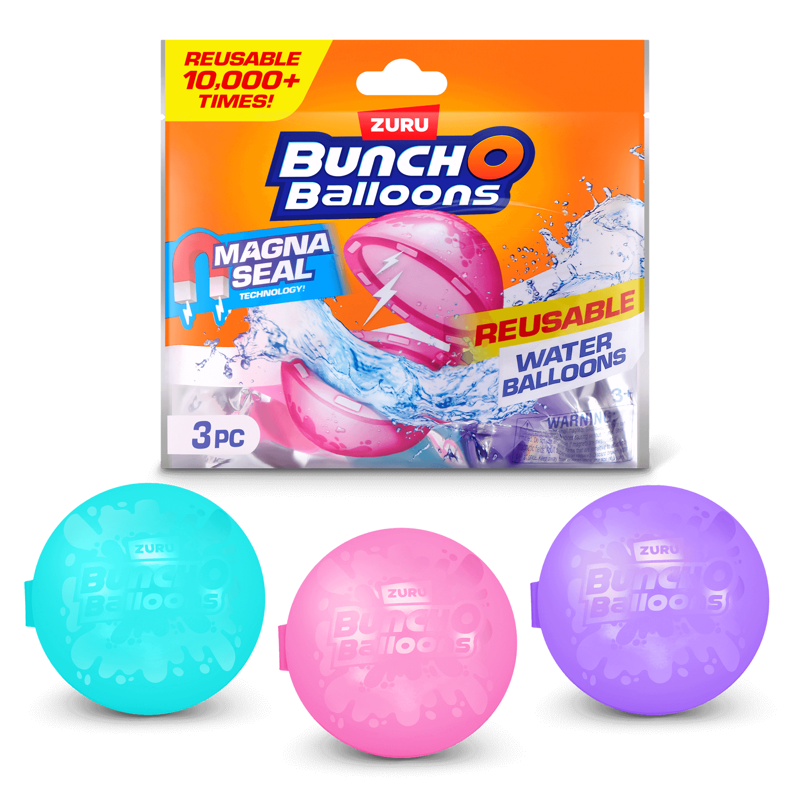 Bunch O Balloons Reusable Water Balloons 3 Pack