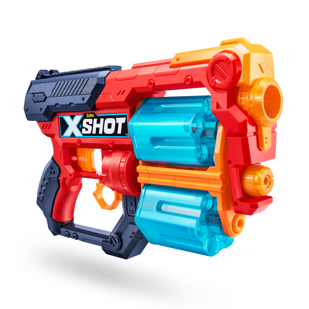  XShot Excel Regenerator (48 Darts) by ZURU, Red Foam Dart  Blaster, Toy Blaster, 12x Inter-Changeable attachments, Toys for Kids,  Teens, Adults (Red) : Home & Kitchen