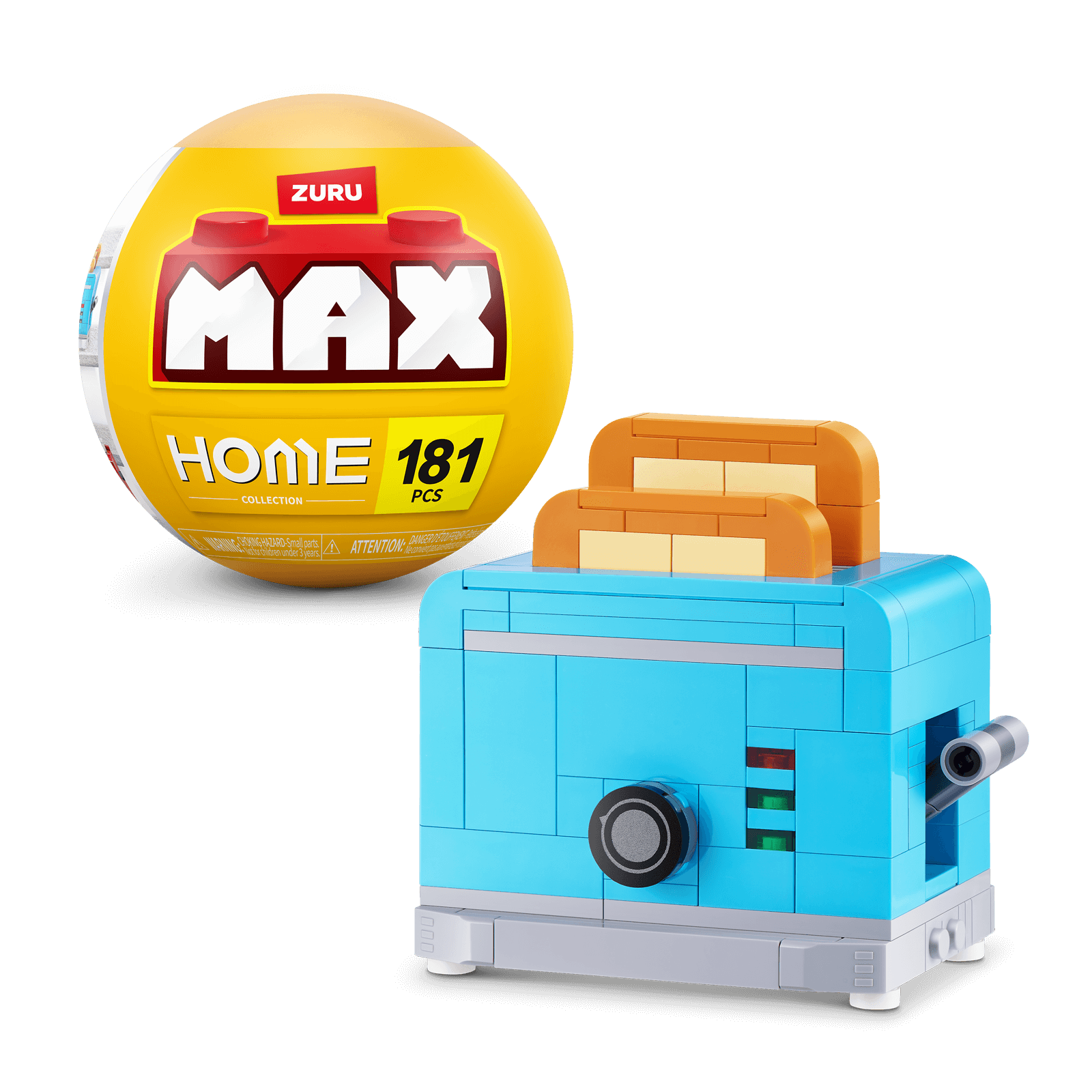 MAX Build More Premium Home Building Bricks Collection (Toaster) 