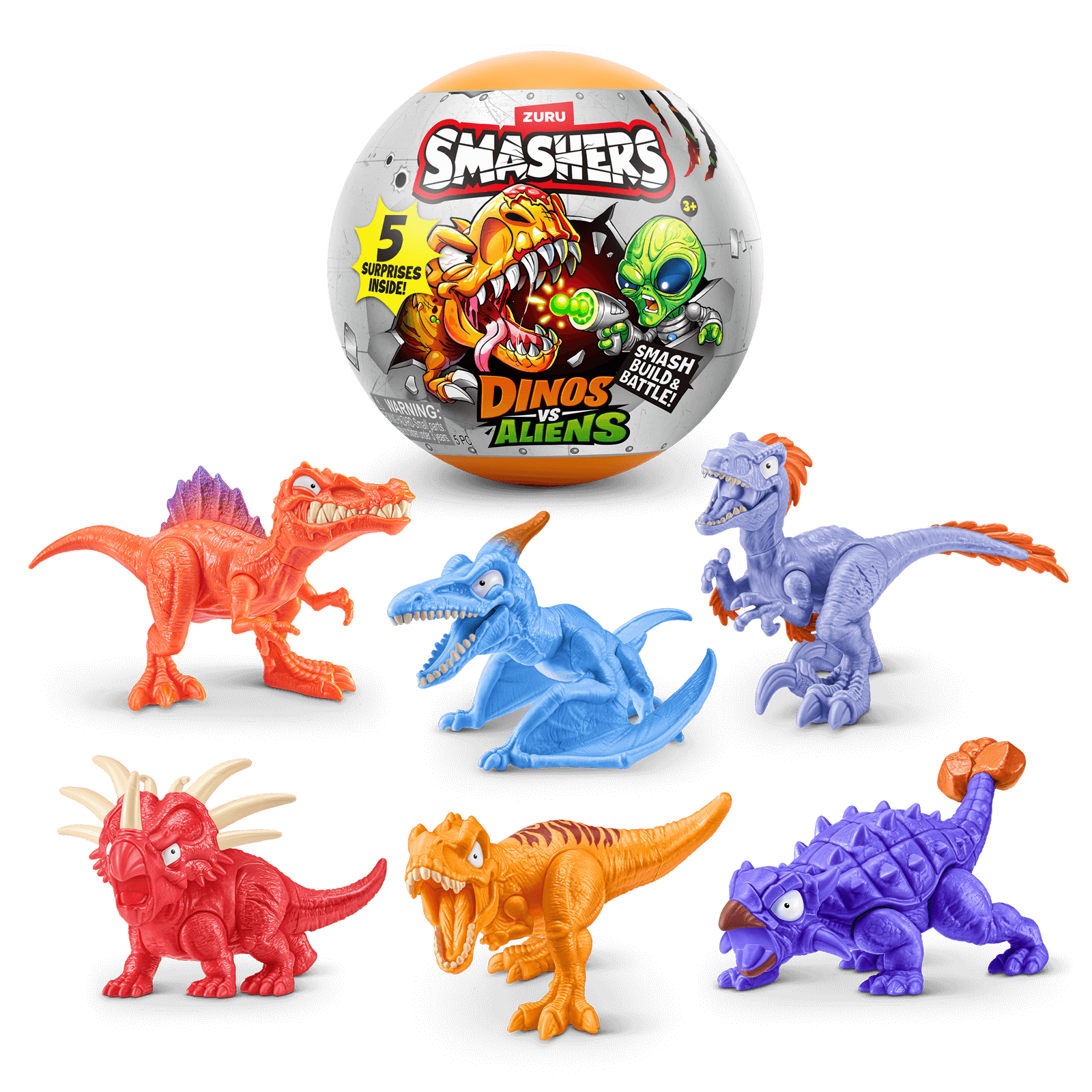 Smashers Dino vs Aliens Planet