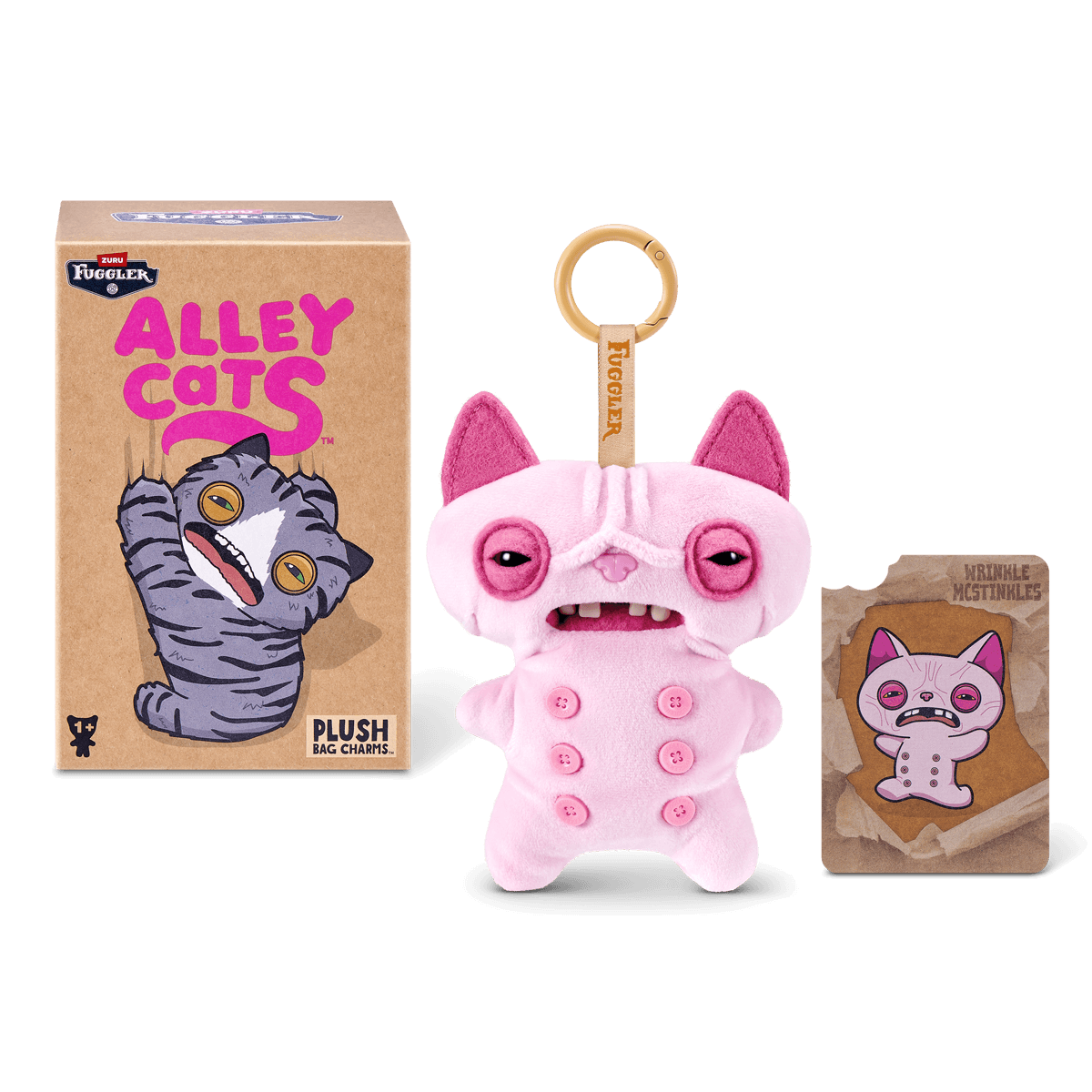 Fuggler Alley Cat Keyring 5 Inch