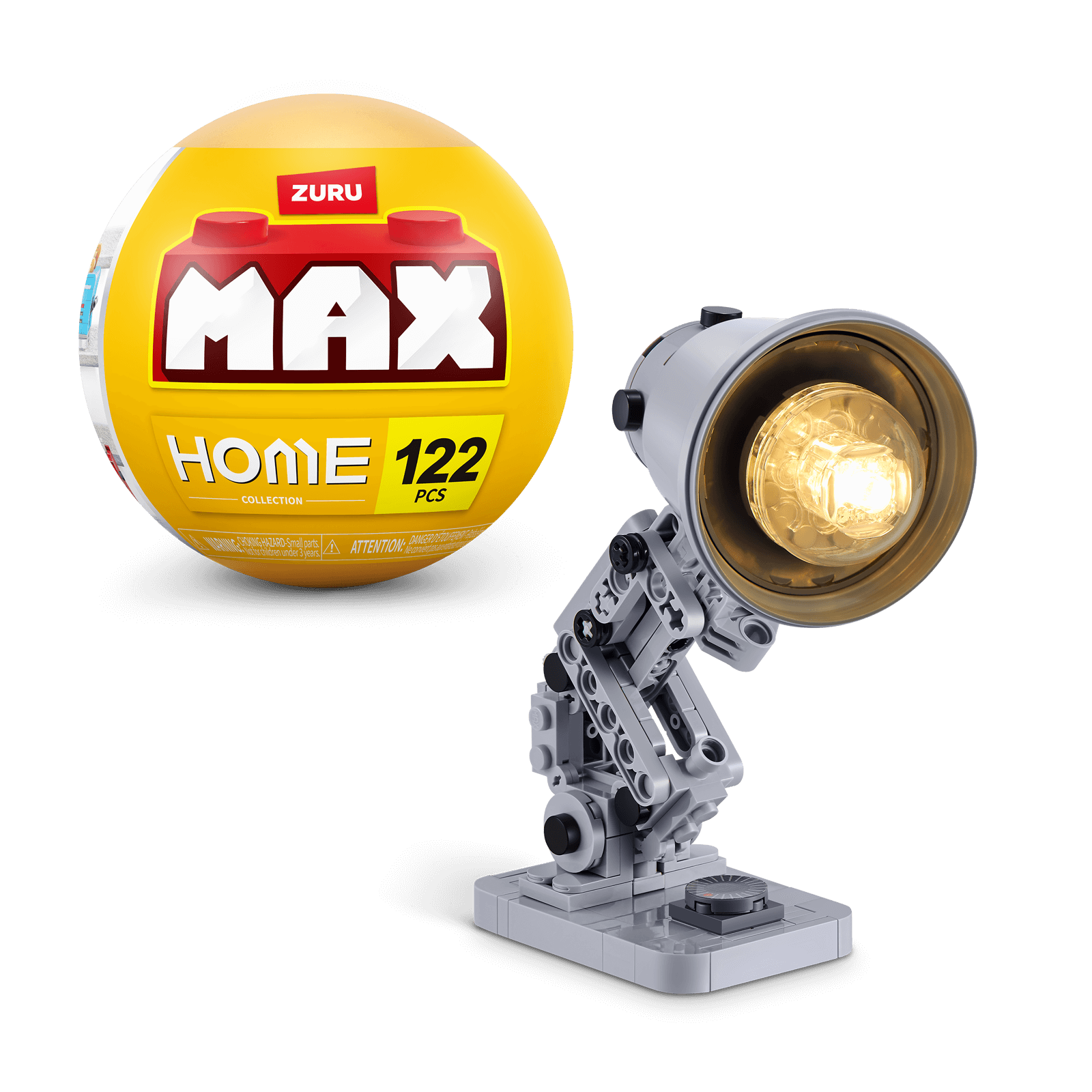 MAX Build More Premium Home Building Bricks Collection (Lamp)