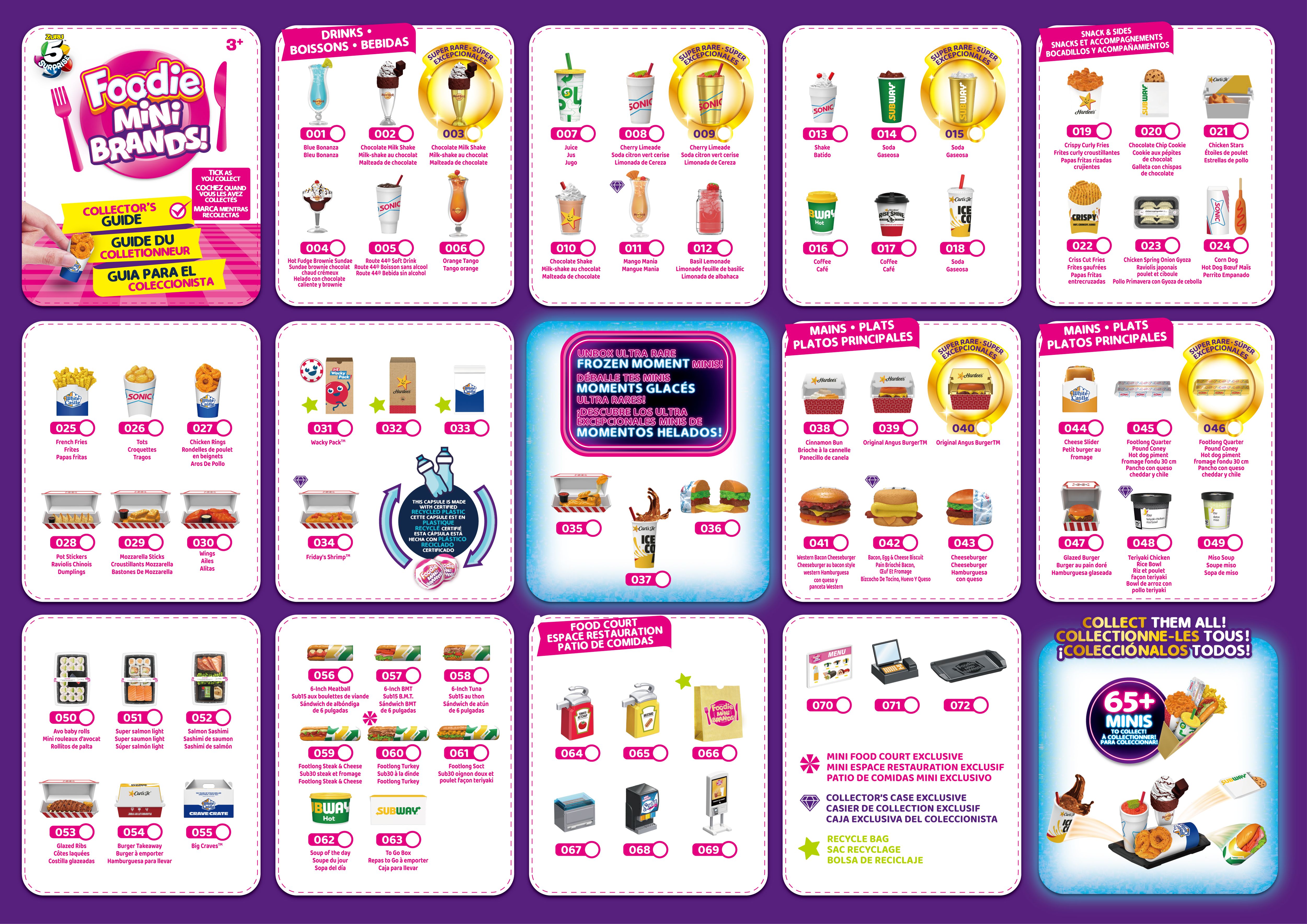 Series 4, Gold Rush toys, Foodies offically up on Zuru website. :  r/MiniBrands