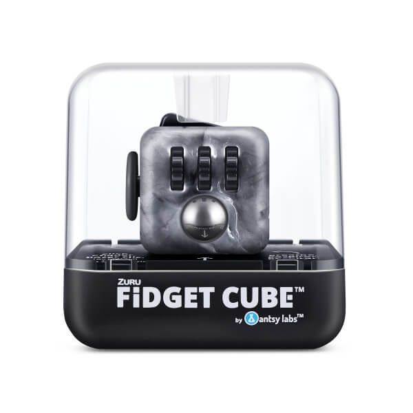 Zuru Fidget Cube by Antsy Labs Hologram Therapuetic Relax Series 3 Silver  Blue 845218020101
