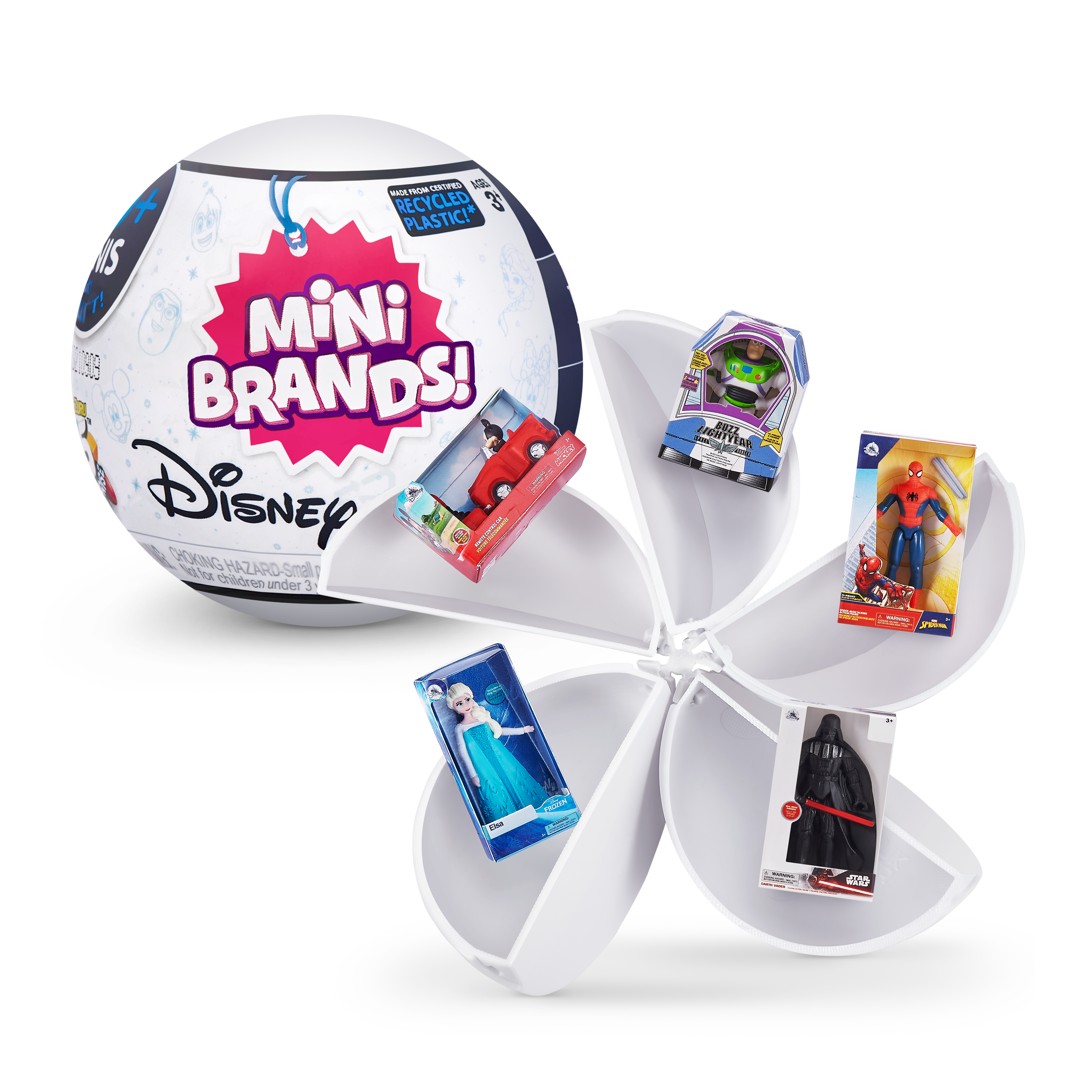 5 Surprise Disney Store Mini Brands Toy Store Playset with 2 Exclusive Minis,  By Zuru 