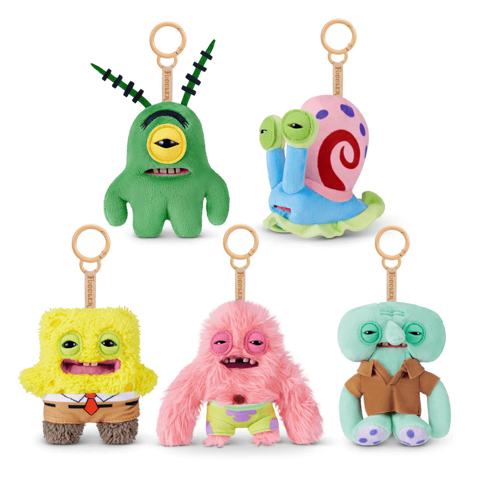 Fuggler SpongeBob 5-inch Licensed Keyring Assortment