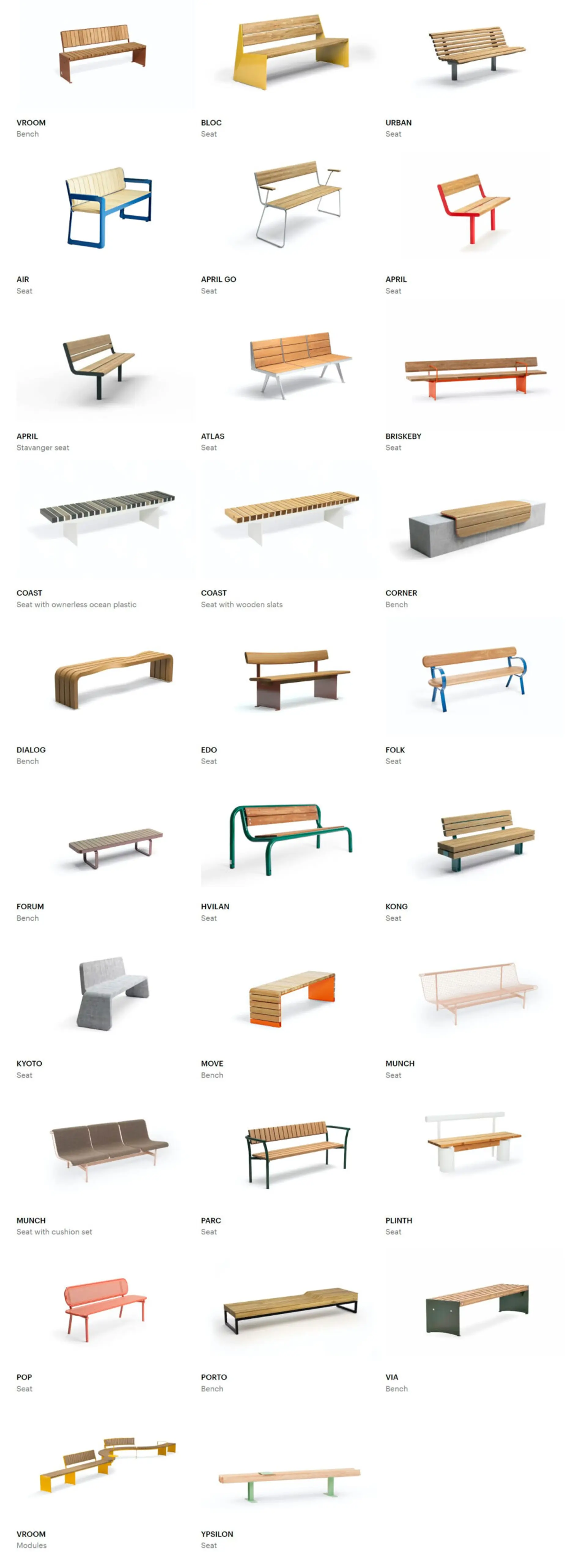 SEATING — Site Furnishing