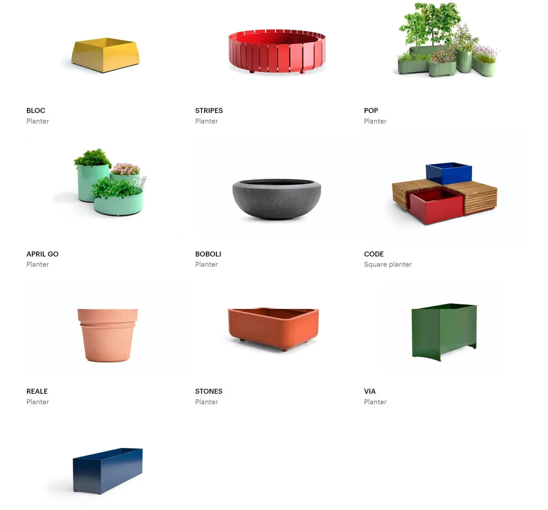 Planters — Site Furnishing