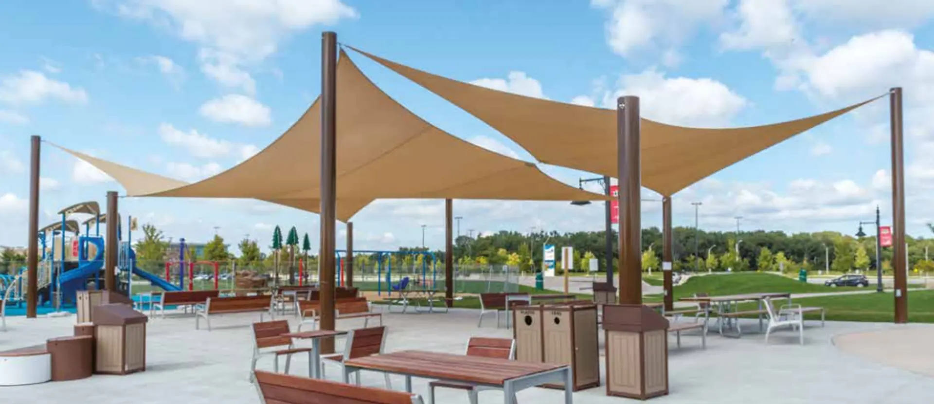 Free pan fabric structures