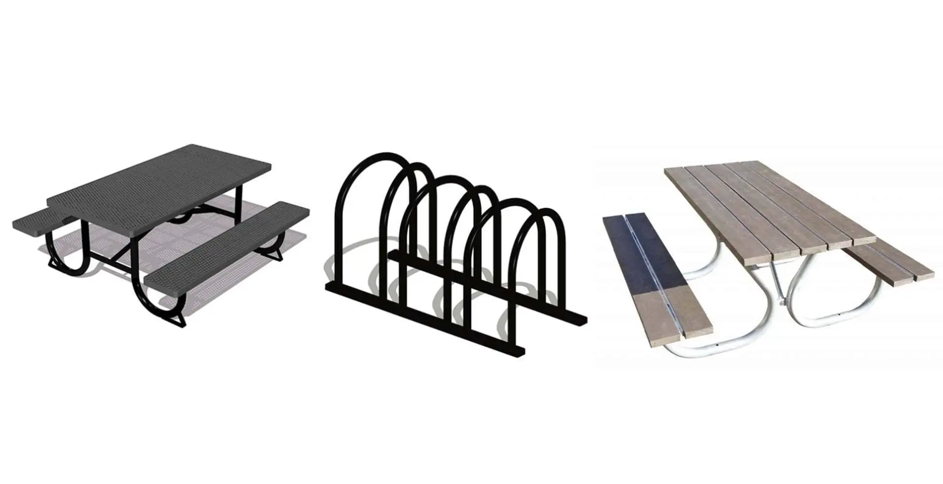 What Site Furnishing can be included in a park?