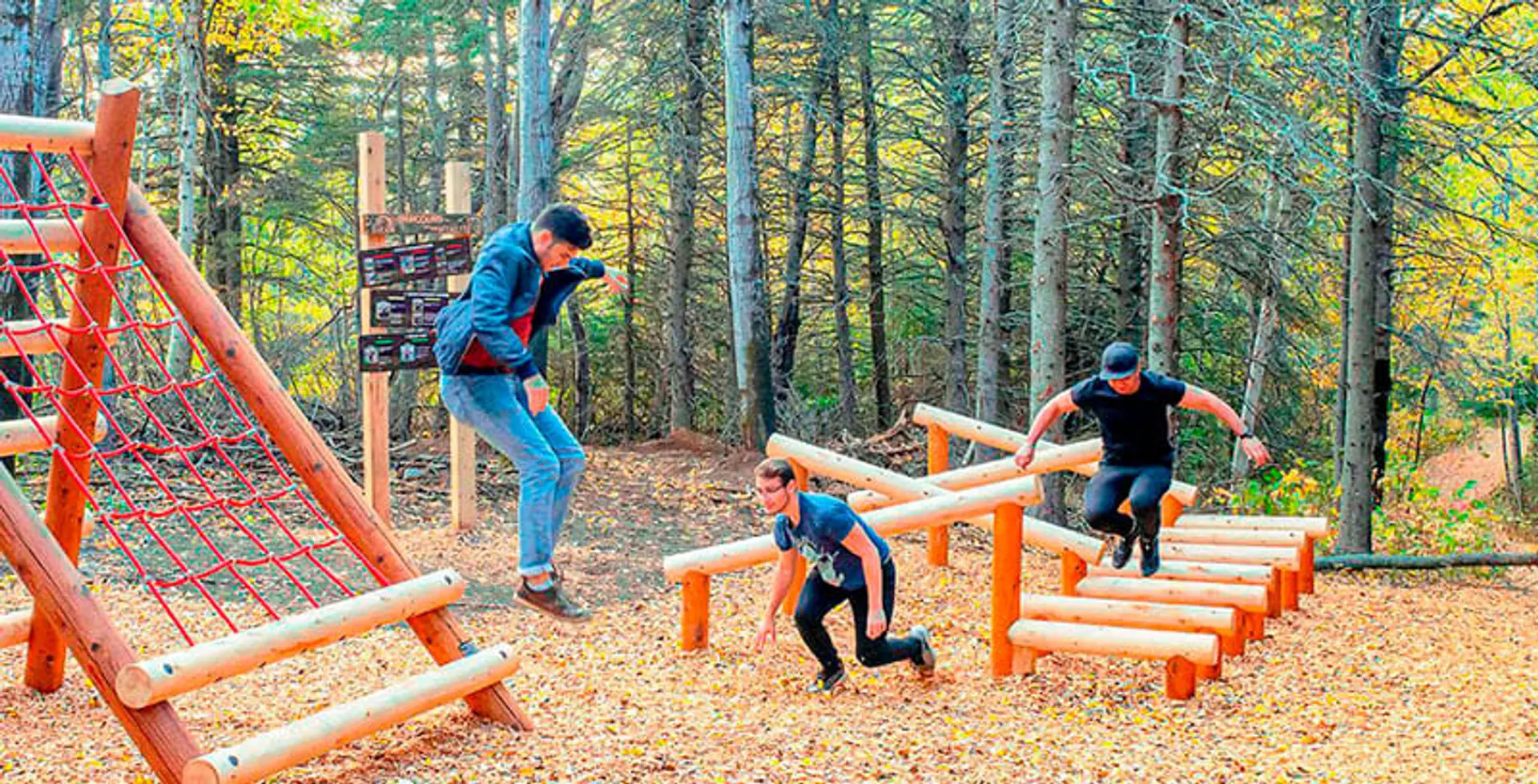 Wooden Playground — Natural Play Elements