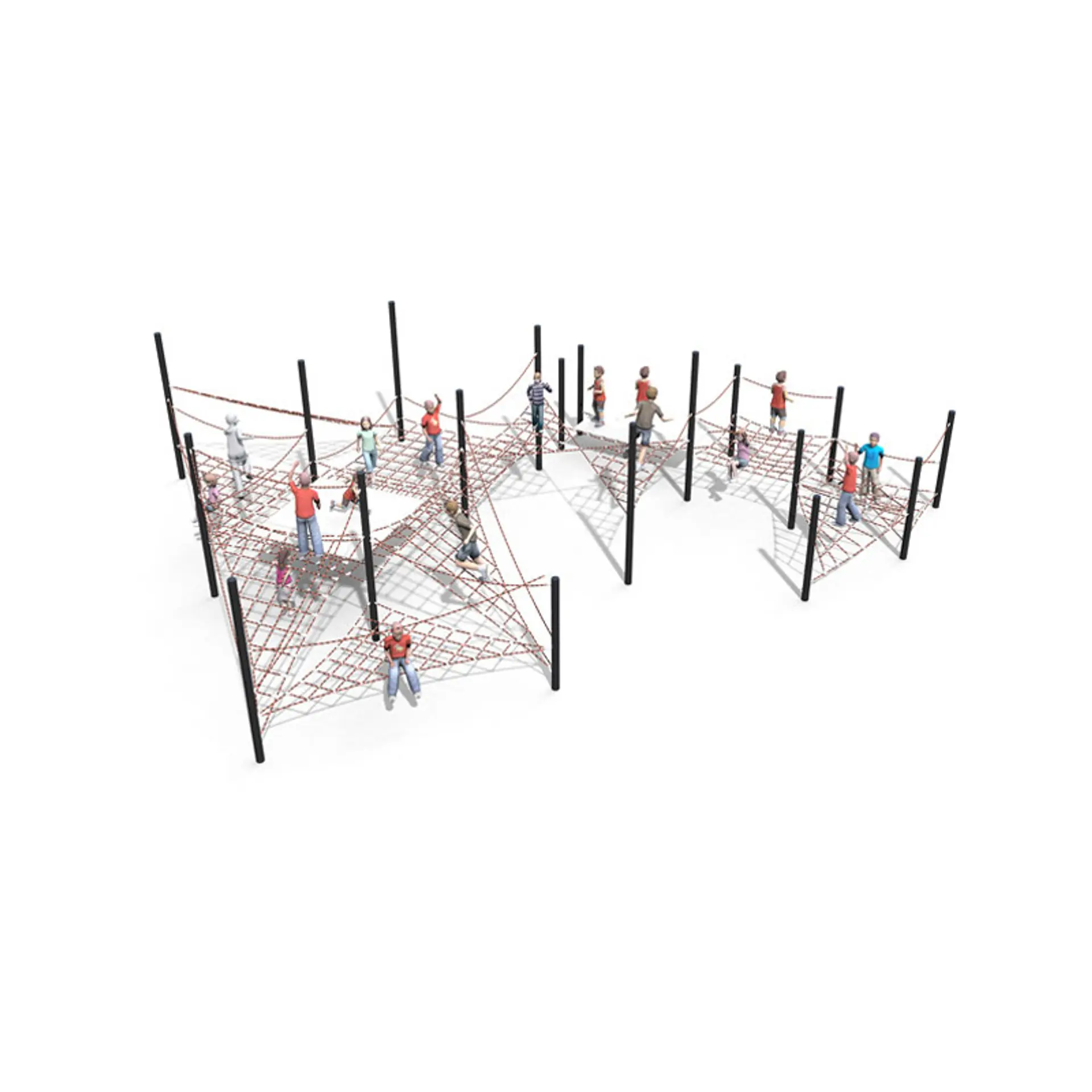 Playland II - Rope Play Structure