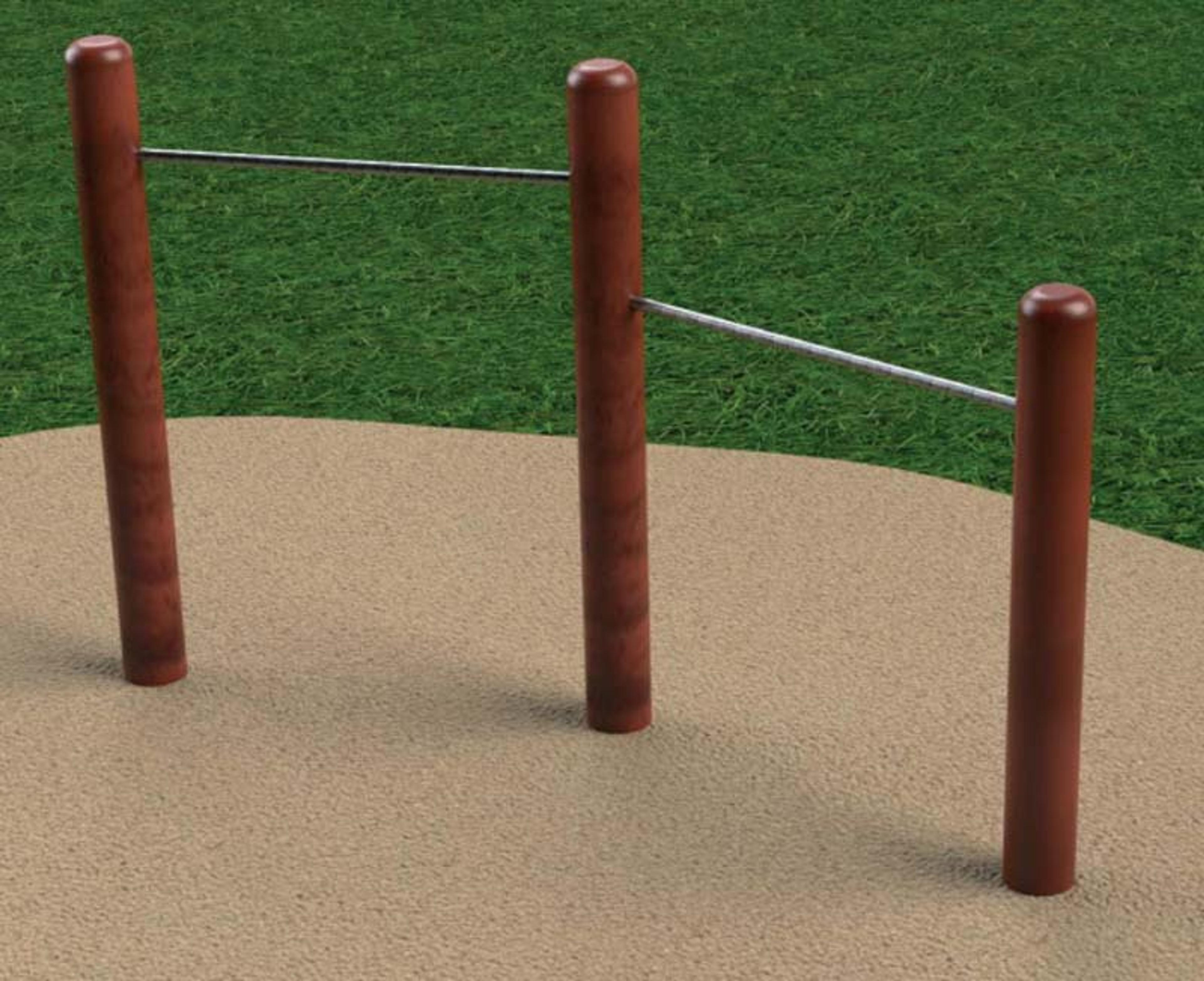 Double pull-up bar