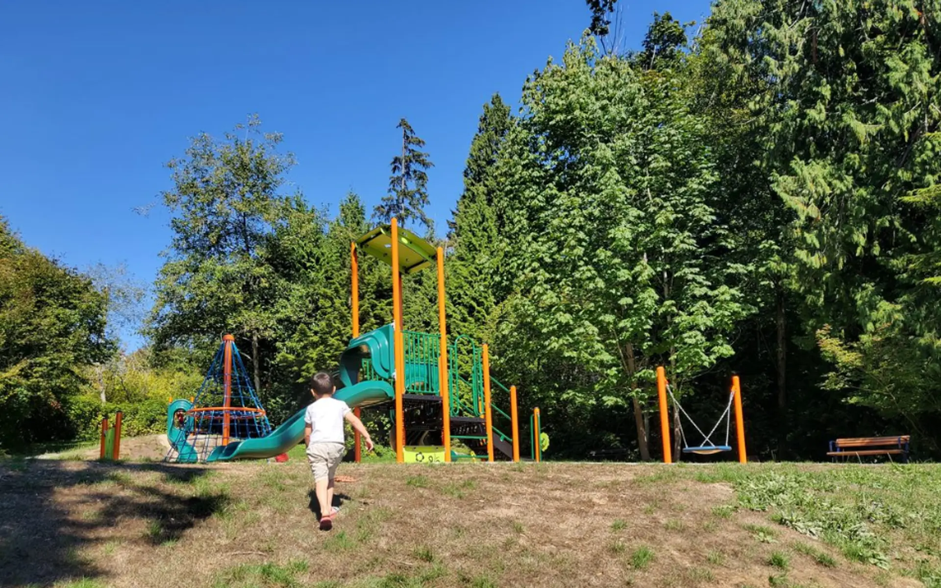 Importance of equipment specific for ages in playgrounds