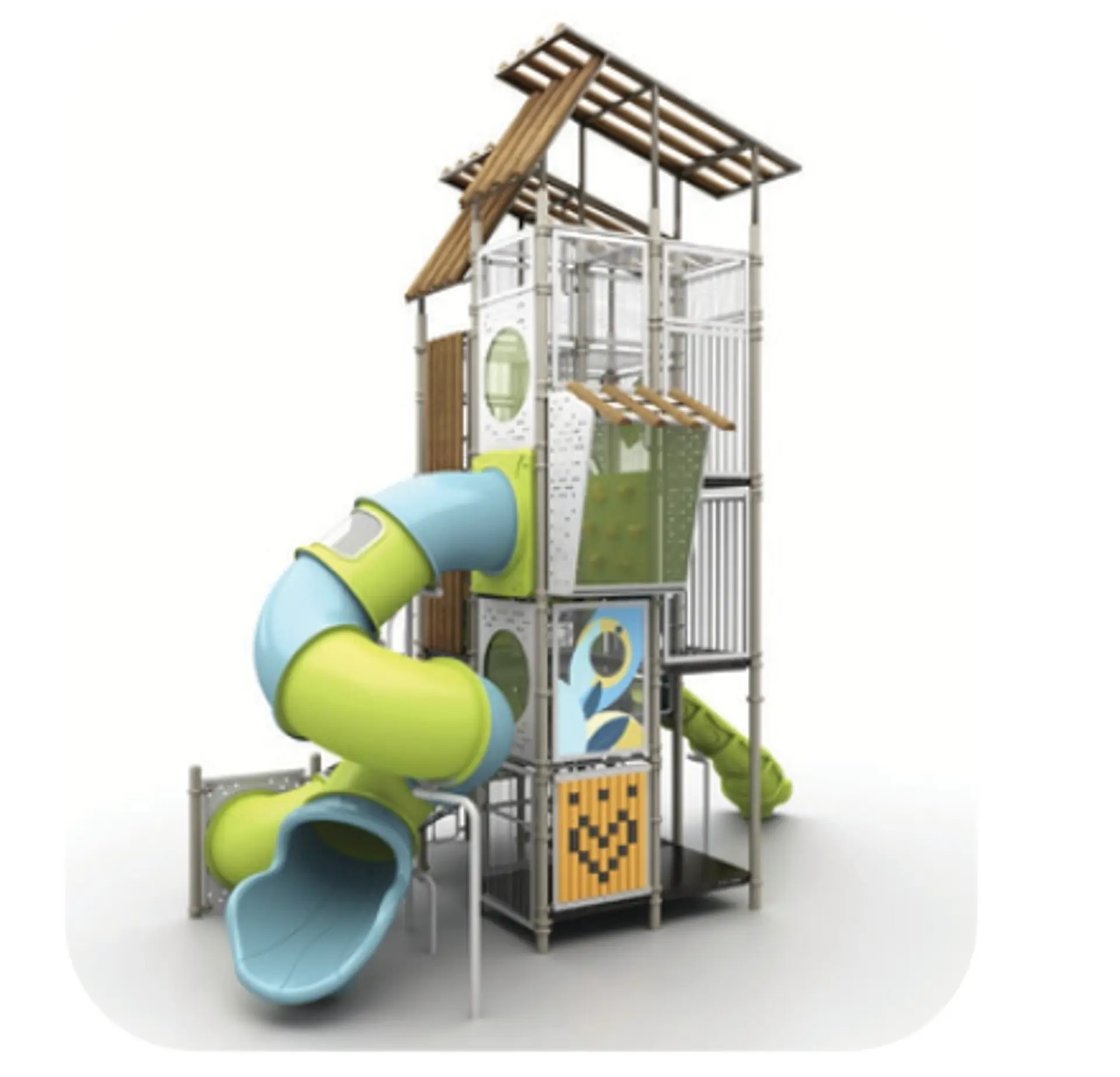 Modular playground structure by Westplay