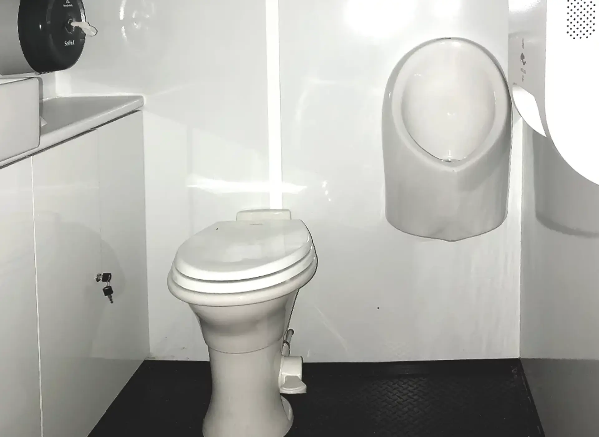 T Box Single Mobile Or Permanent Smart Toilet — Smart Washrooms