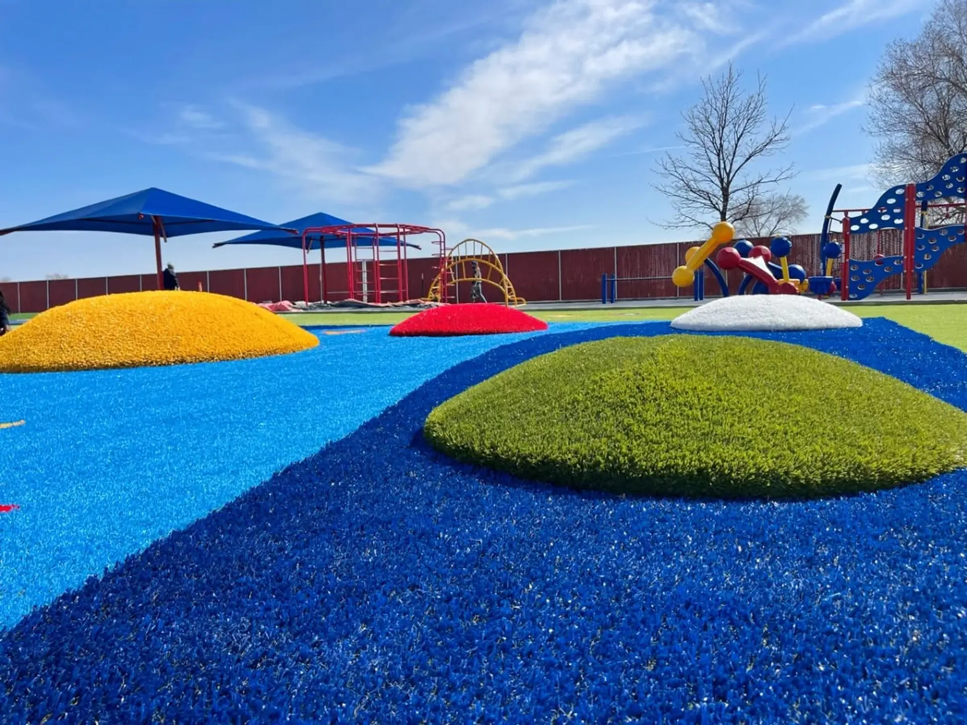 Playground safety surfacing installed by Westplay