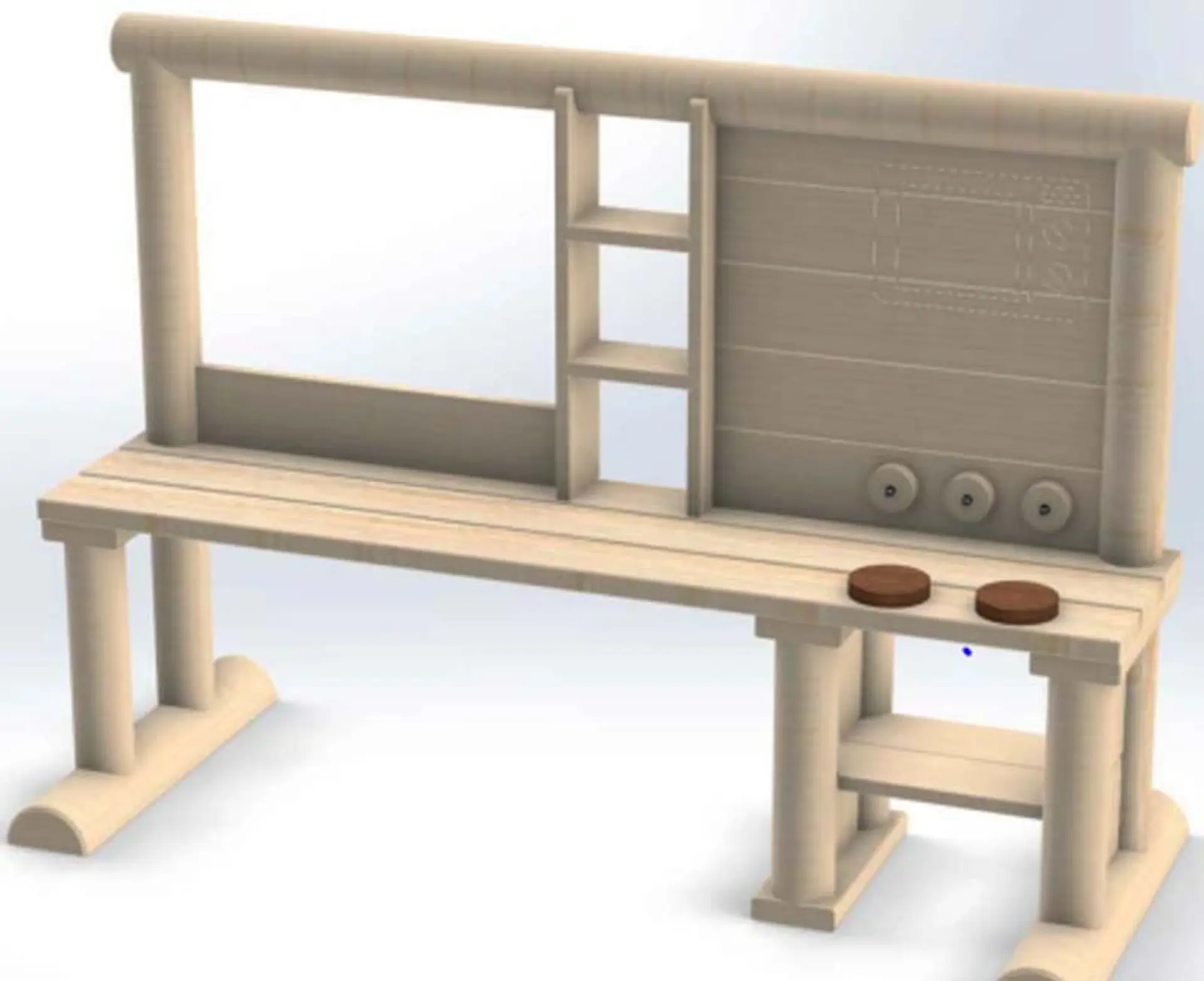 Kitchenette - Natural Wood Play Equipment