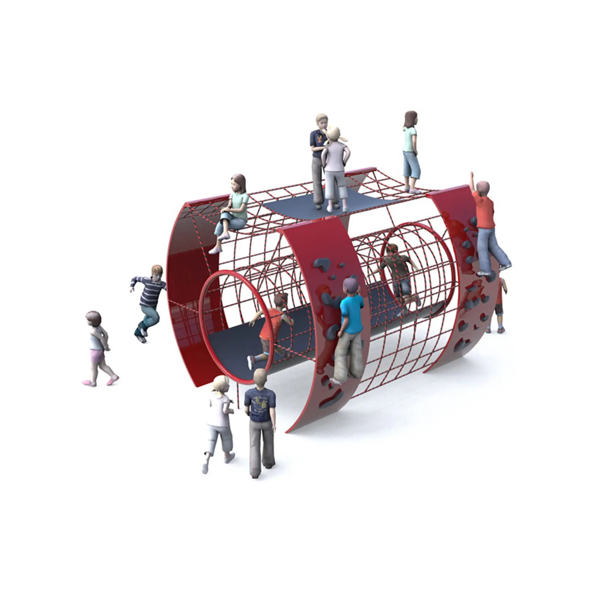 Speed Tunnel - Rope Play Structure