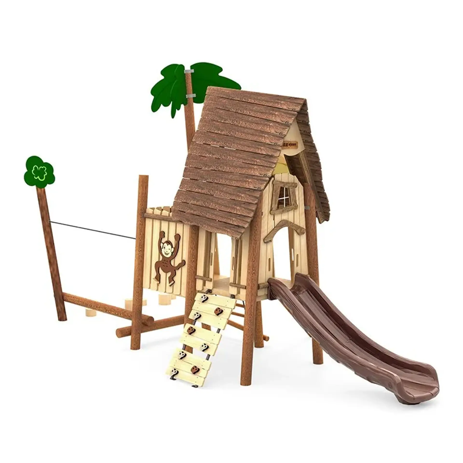 Hawaiian Hut - Themed Play Equipment