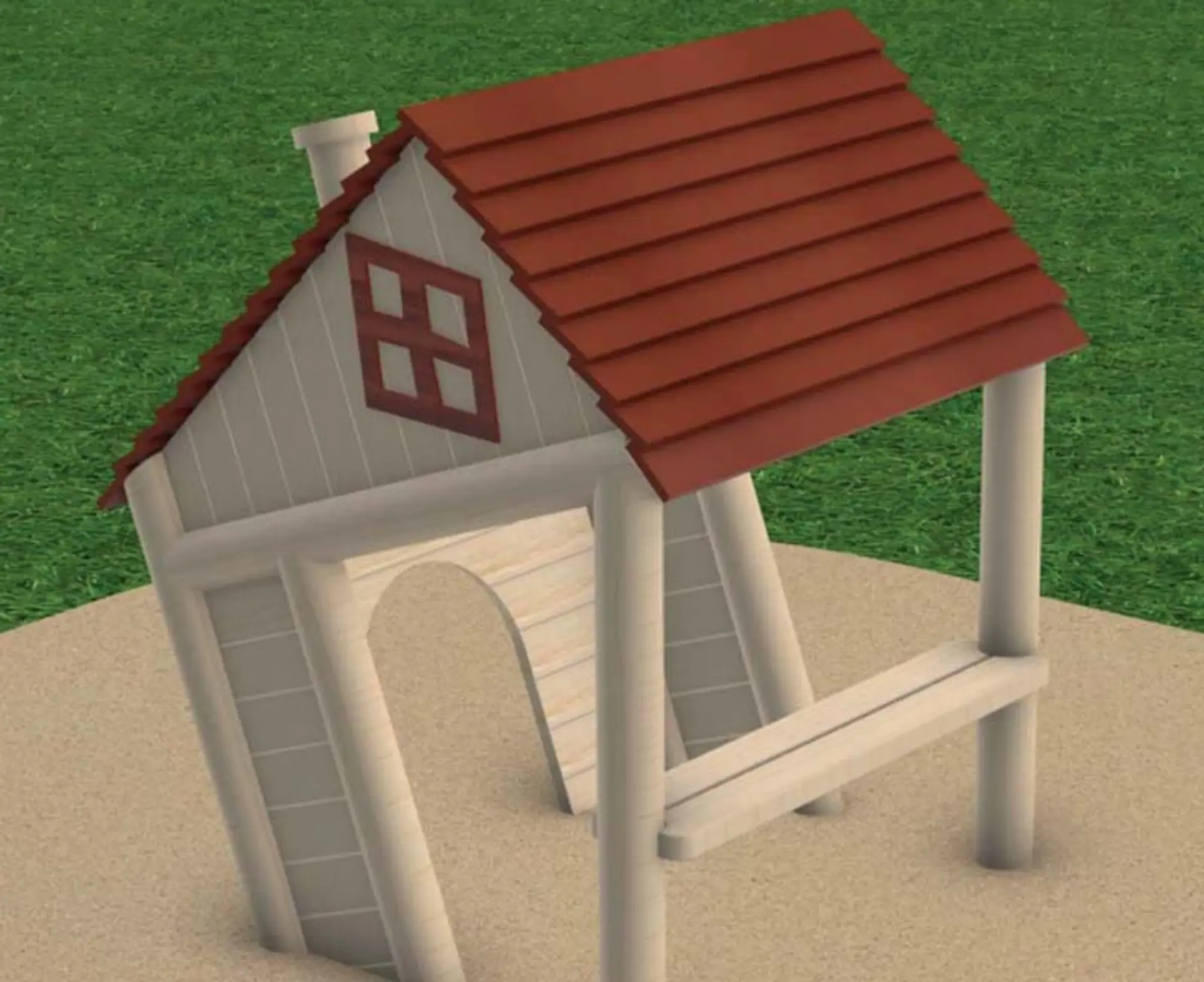 Hansel’s cabin - Natural Wood Play Equipment
