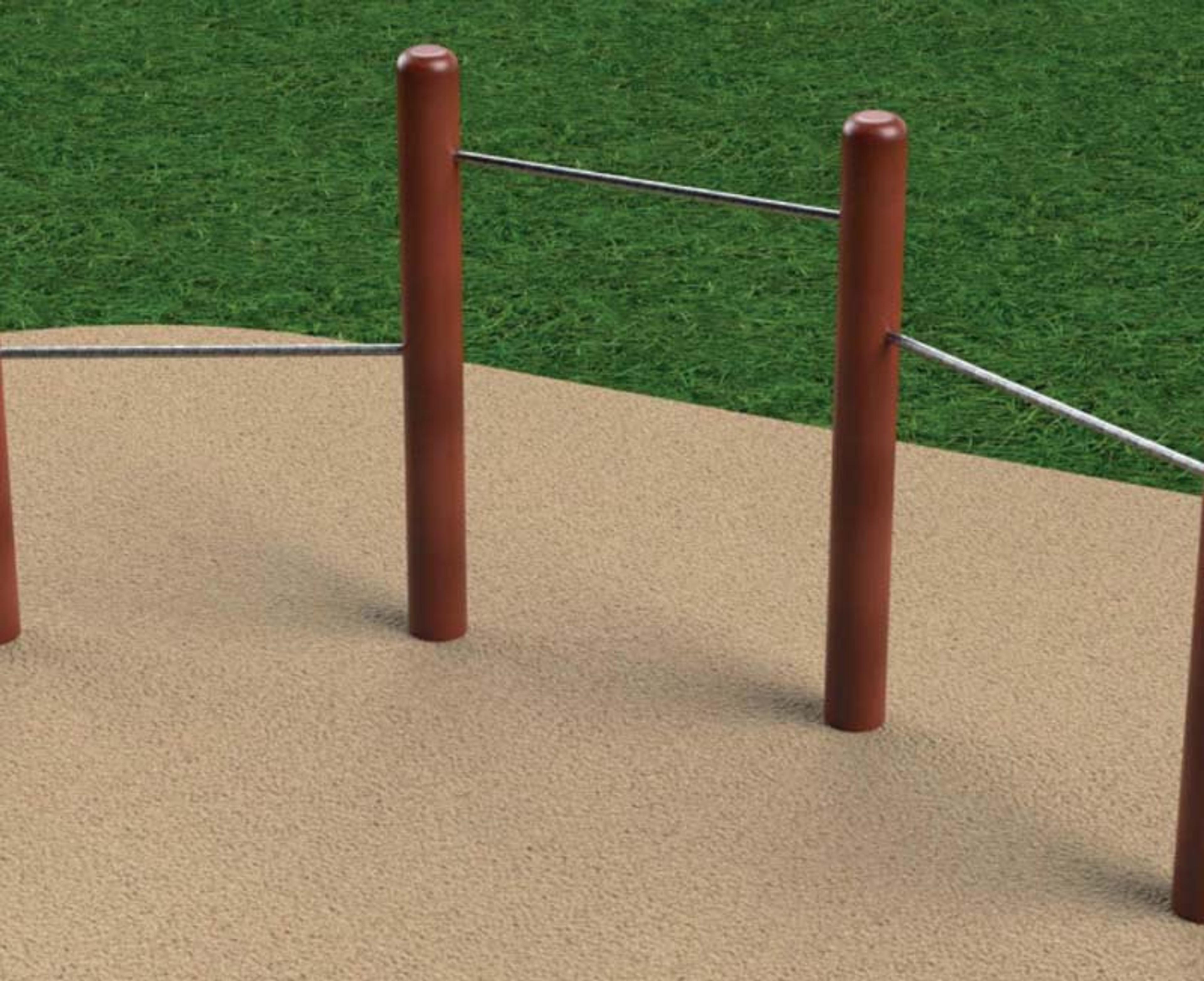 Triple pull-up bar