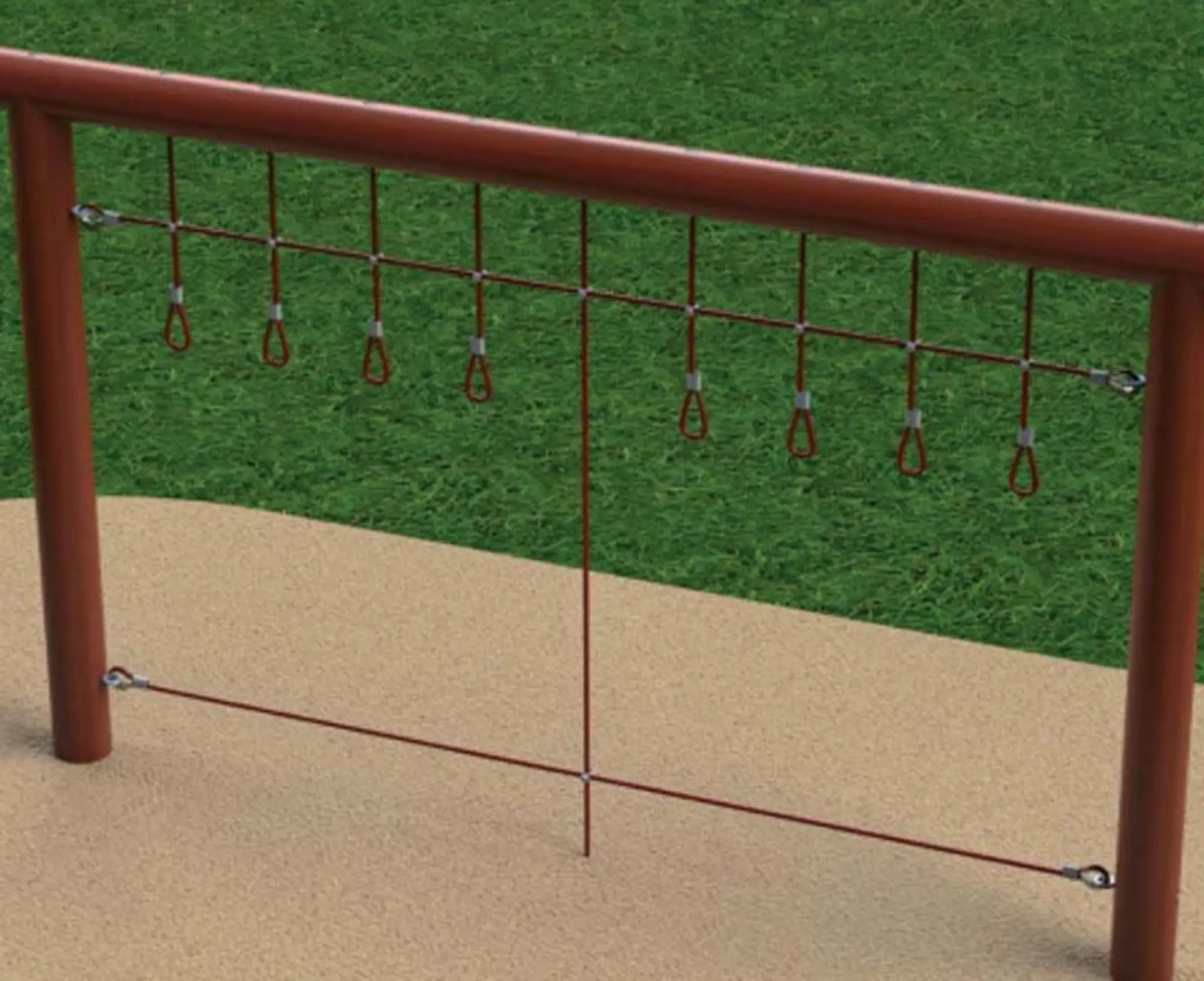 Tighrope walker - Natural Wood Play Equipment