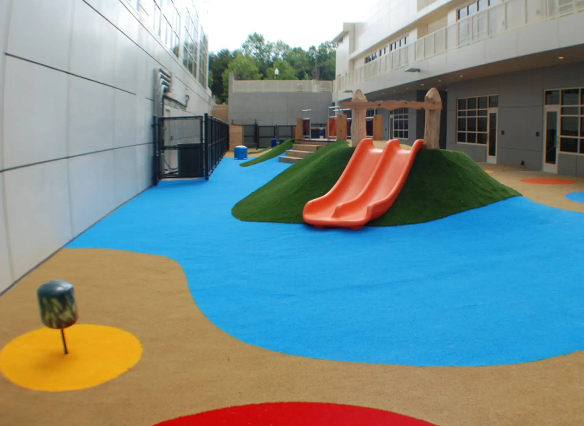 Playground safety surfacing installed by Westplay