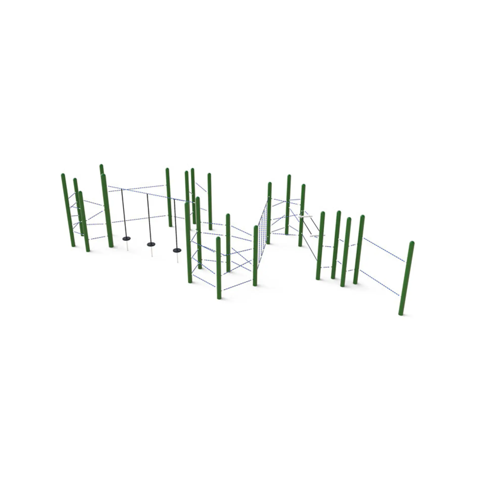 Post Course - Rope Play Structure