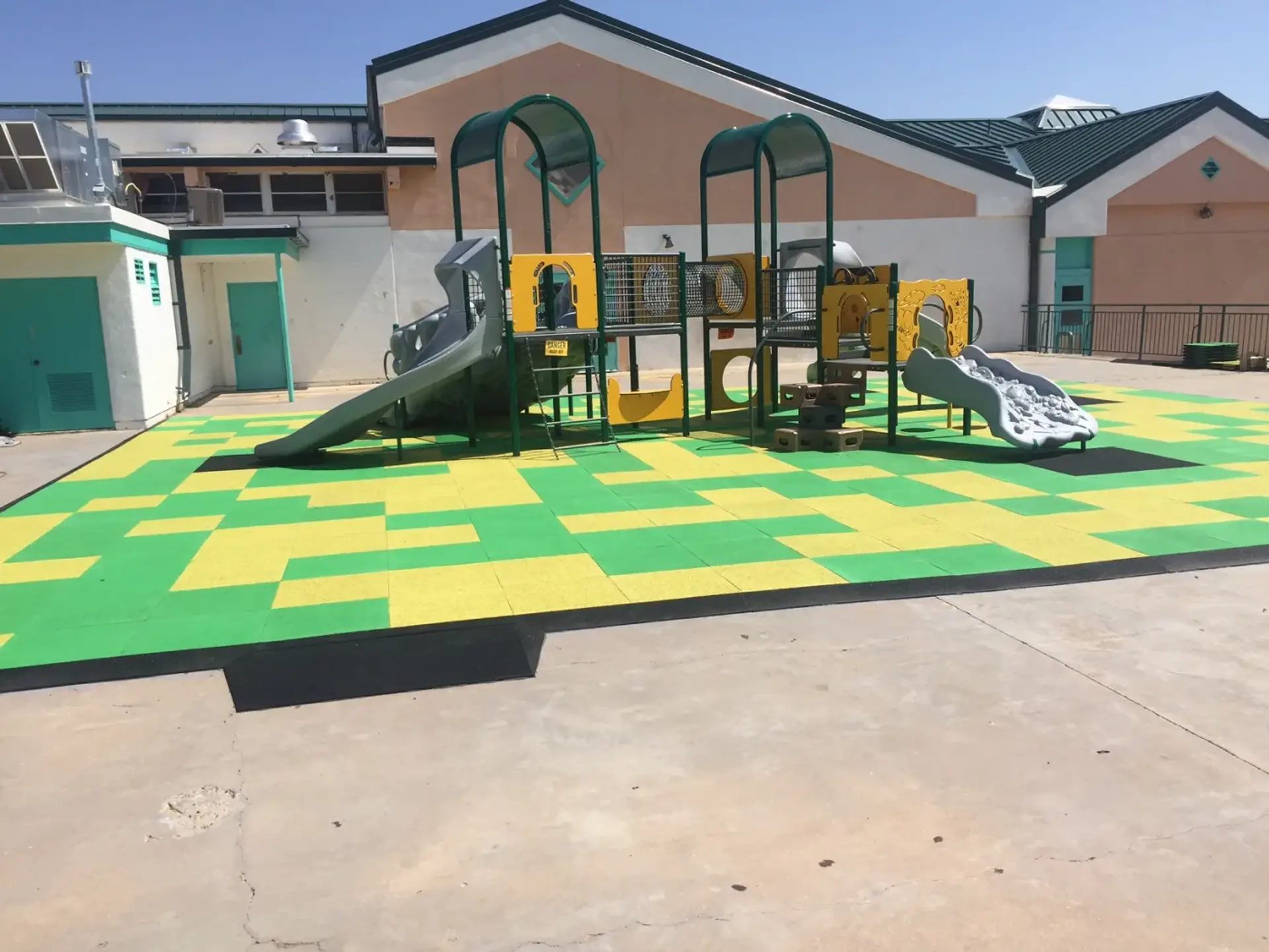 Playground safety surfacing installed by Westplay