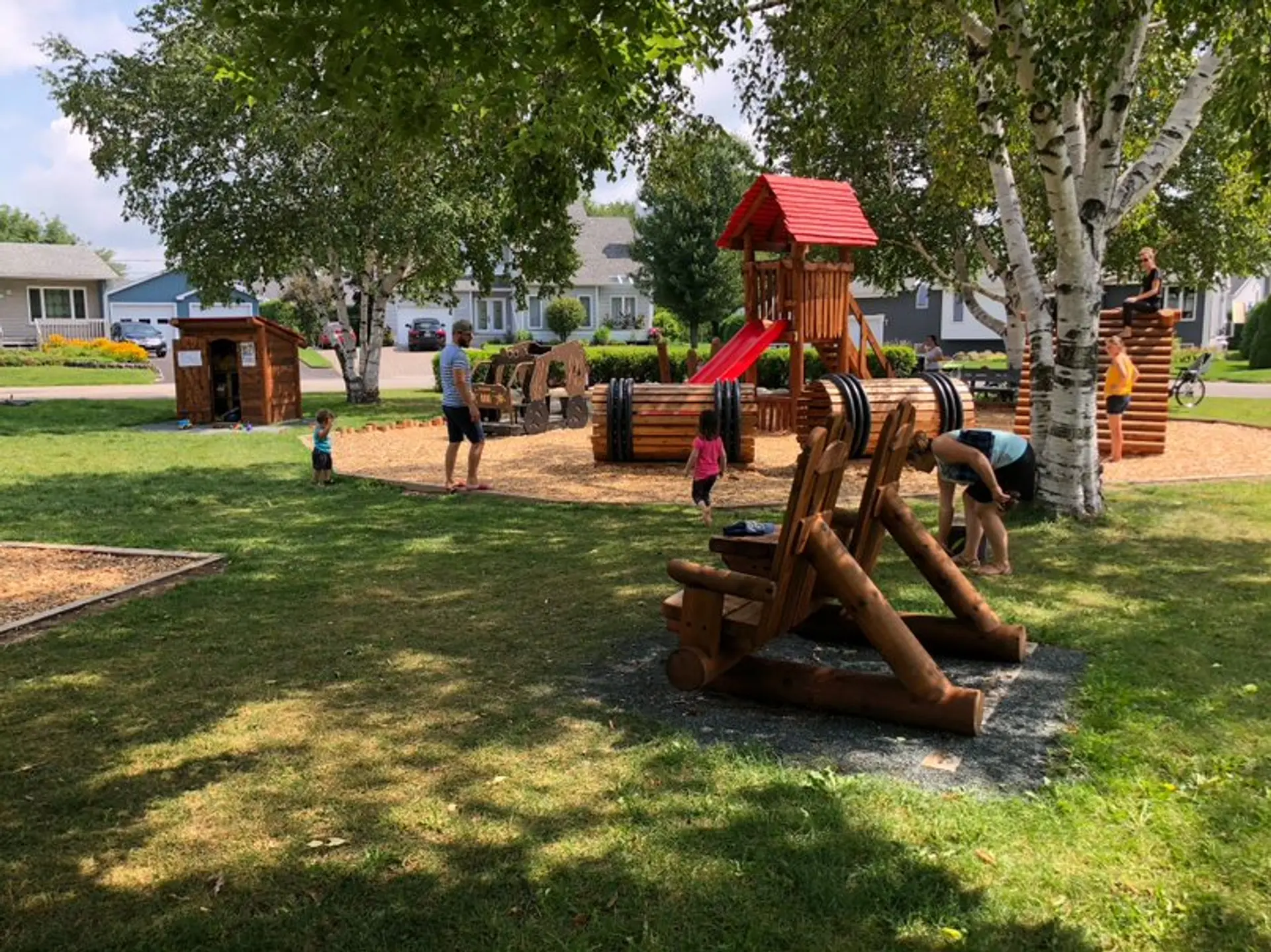 Differences between a natural playground and a first nation playground
