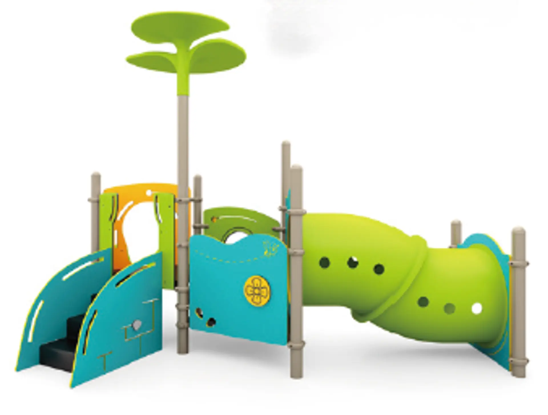 Modular playground structure by Westplay