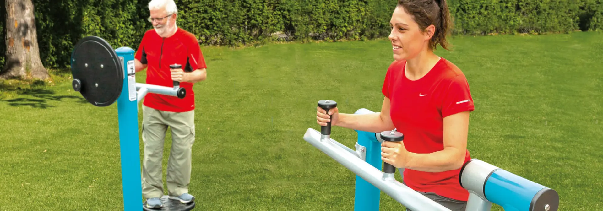 Create an outdoor environment that engages adults