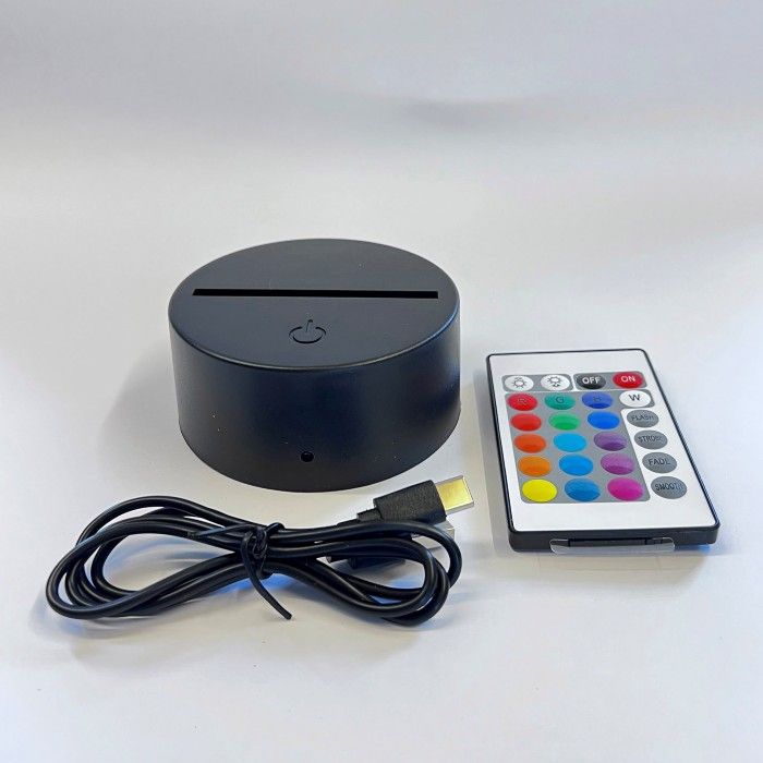 LED Base med fjernbetjening