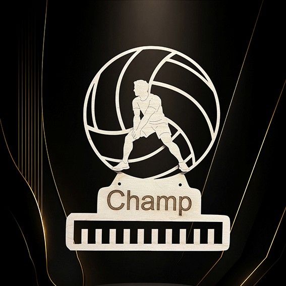 Medalje Ophæng - Med Volleyball