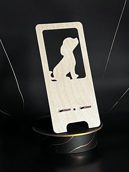 Mobilholder hund (Udskåret)