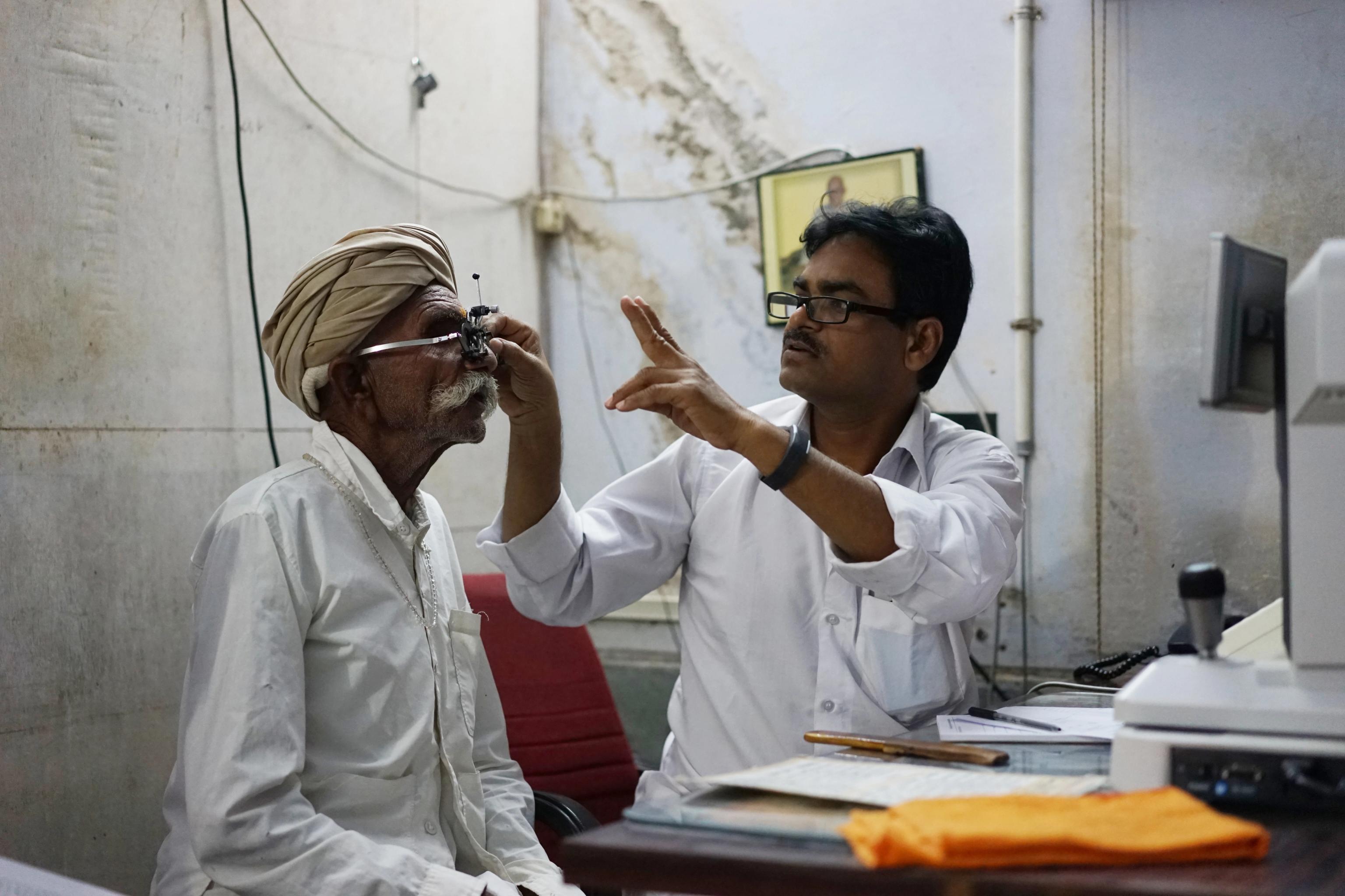 Augenarzt in Indien