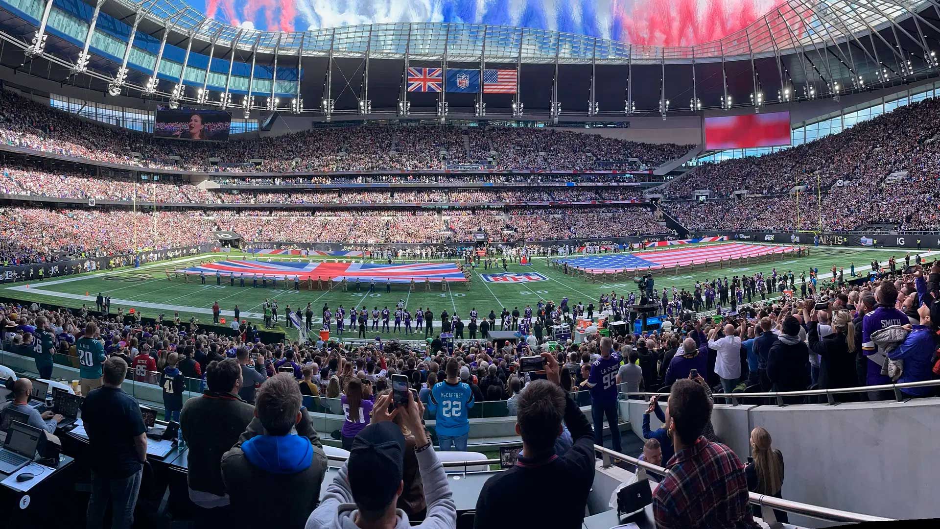 NFL Match at Tottenham Hotspur Stadium