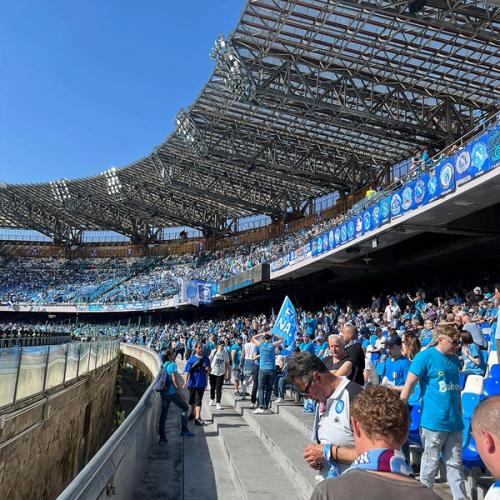 Napoli Fans At  Stadio Diego Armando Maradona