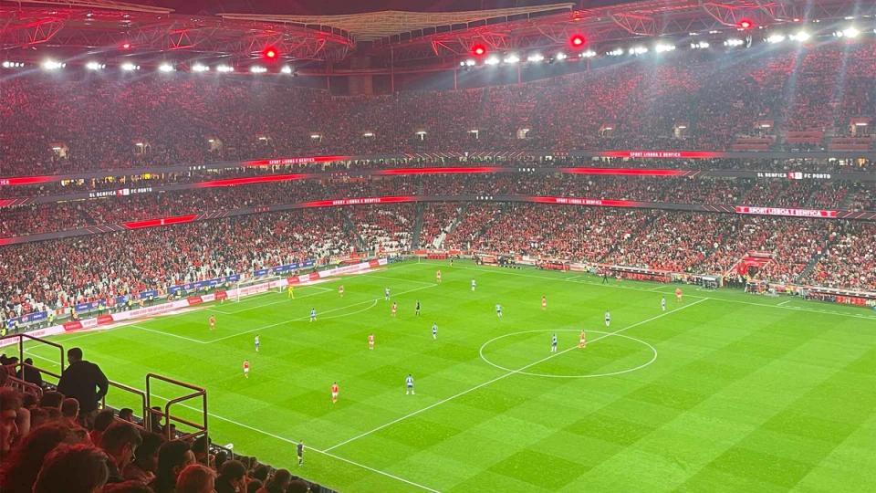 During a match between Benfica and Porto