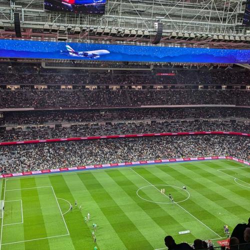 Real Madrid vs FC Barcelona seen from the stands
