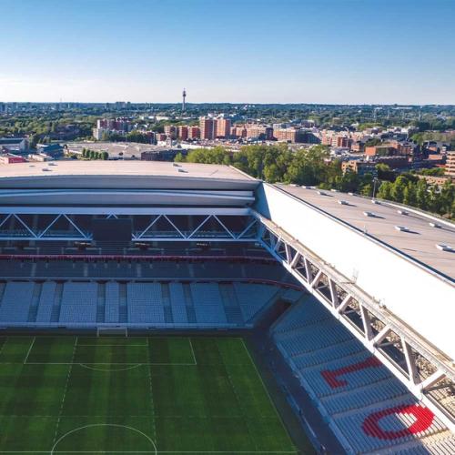 Aerial view of Stade Pierre Mauroy
