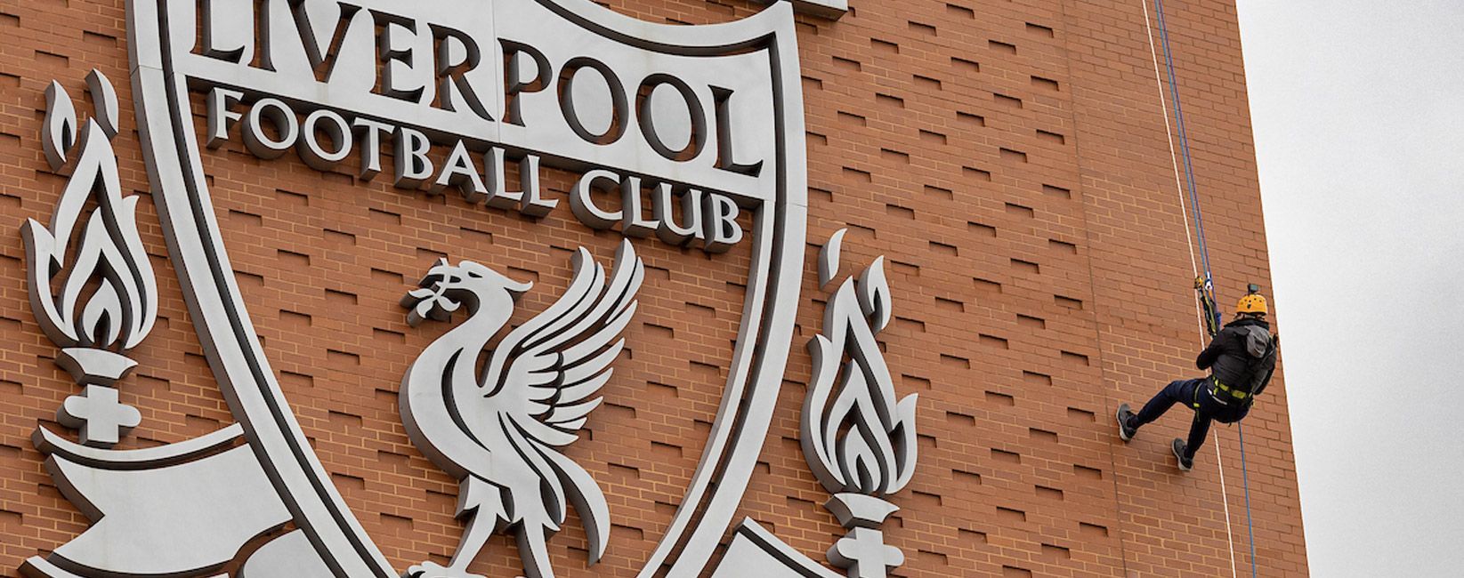 Stadionrundvisning och The Anfield Abseil