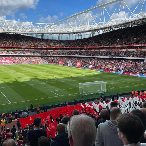 Arsenal Premier League Match at Emirates Stadium