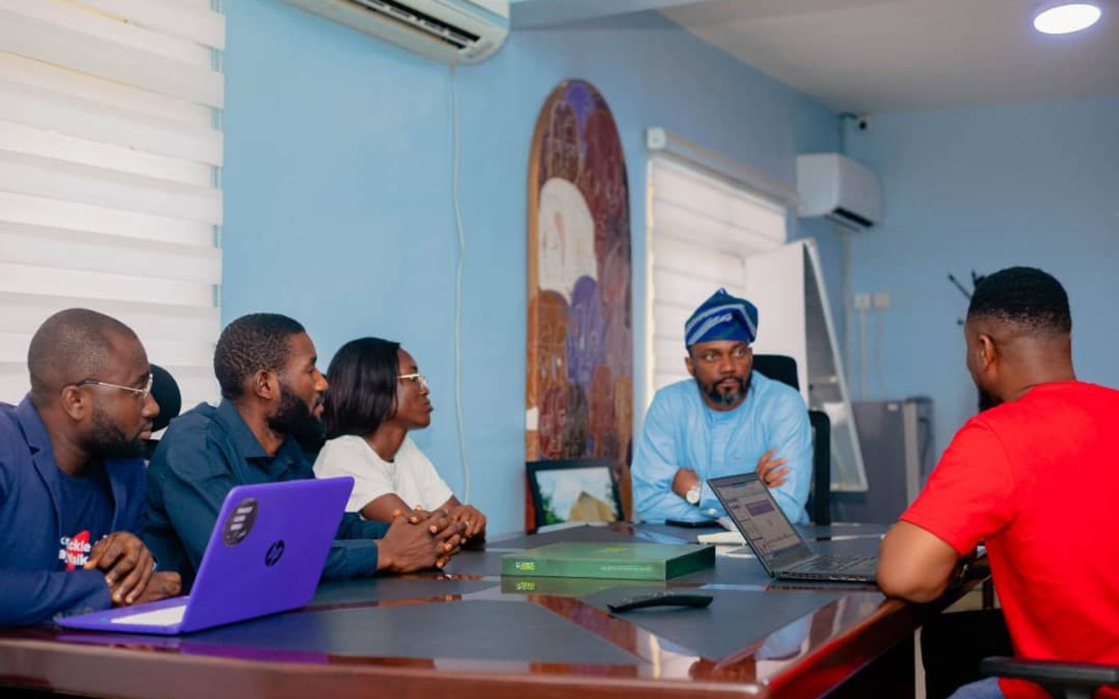  O.A. INITIATIVE’S COURTESY VISIT TO THE HONOURABLE COMMISSIONER FOR HEALTH, EKITI STATE… PRESENT THE NEED TO EXTEND THE ENROLLMENT OF SICKLE CELL WARRIOR’S FREE MEDICAL CARE UNDER EKHIS