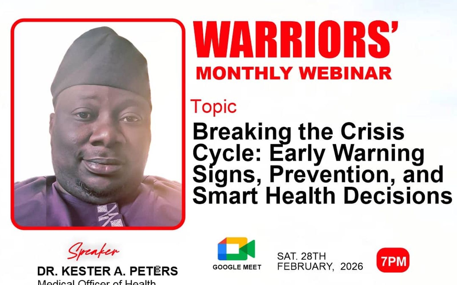 Breaking the Crisis Cycle: Early Warning Signs, Prevention, and Smart Health Decisions.