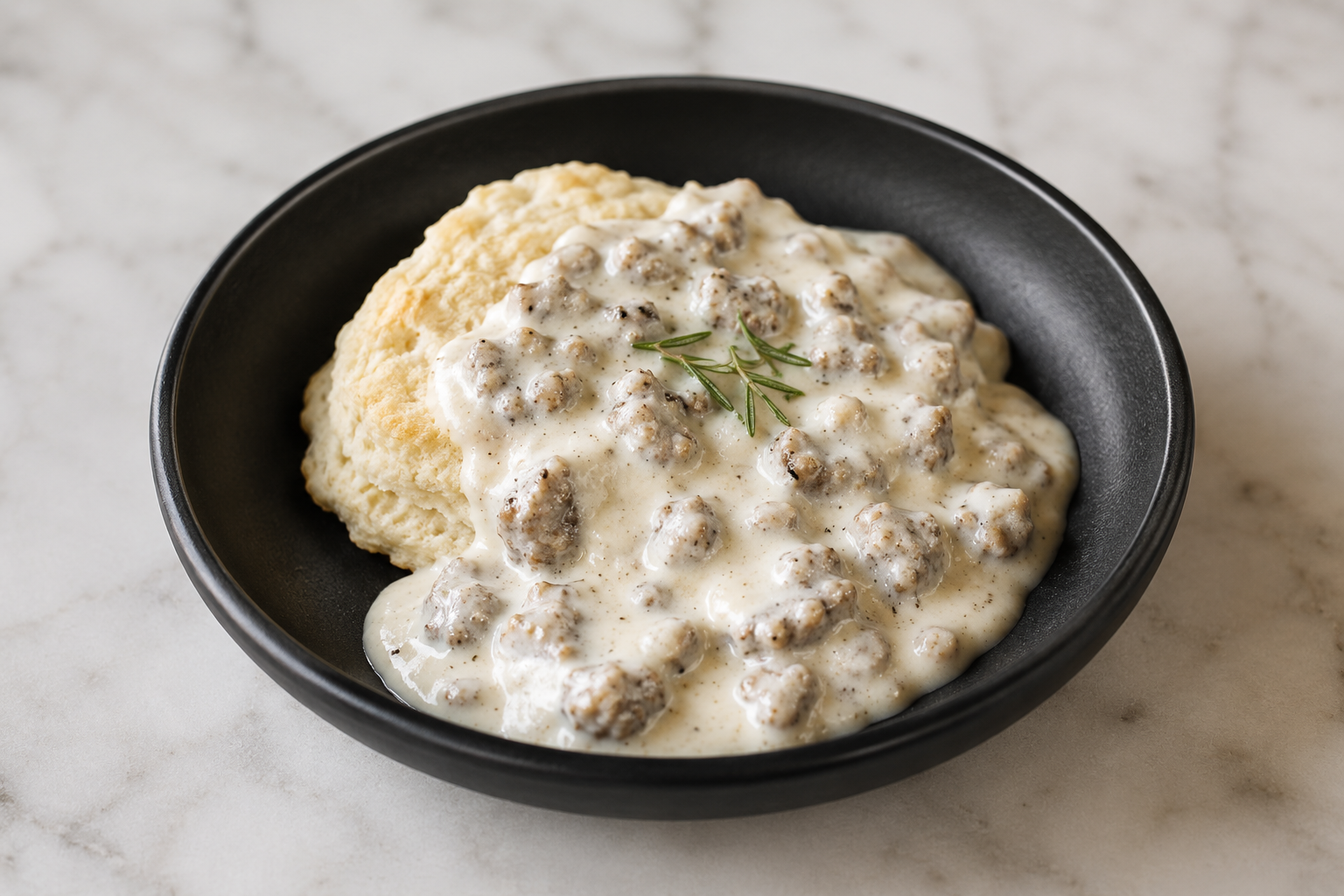 Biscuit & Sausage Gravy