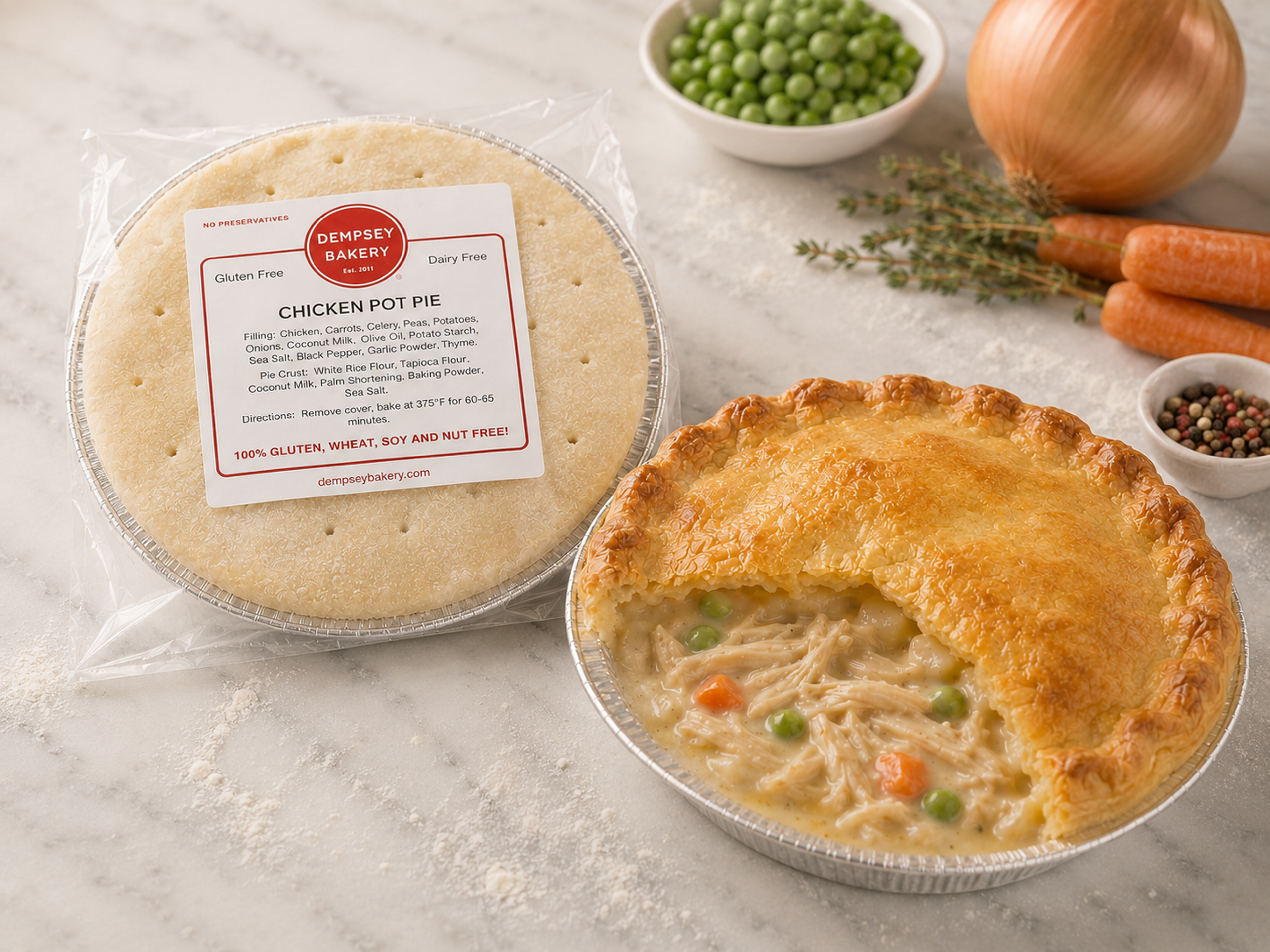Pot Pies (frozen)